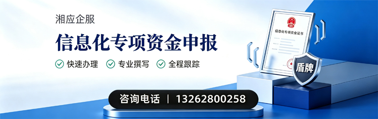 许昌信息化专项资金申报服务