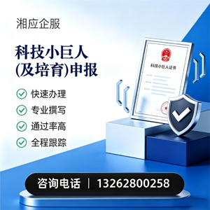 许昌科技小巨人及培育企业申报服务